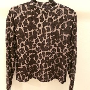 Cheetah-print sweater